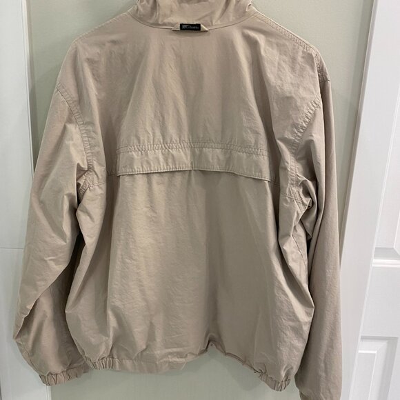 Columbia Light Jacket - Sportswear Men's Large Softshell Coat - Beige Tan - Picture 2 of 10